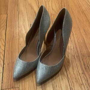 Chinese Laundry Sparkling Silver Heels